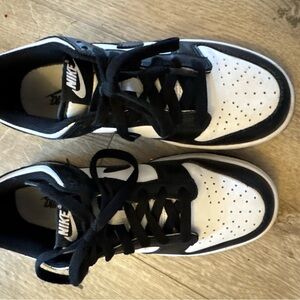 Nike Kids Black and White Athletic Sneakers